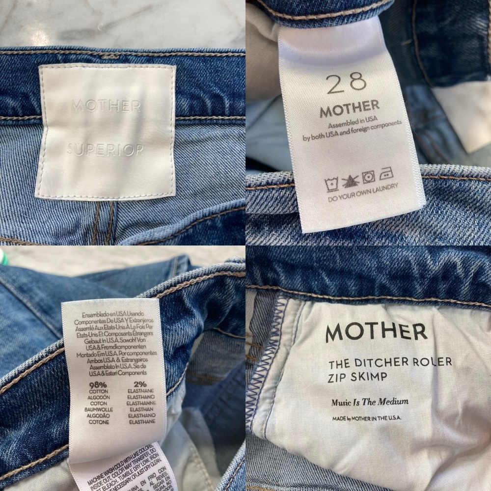 MOTHER Ditch Roller Zip Skimp Jeans - Picture 9 of 15